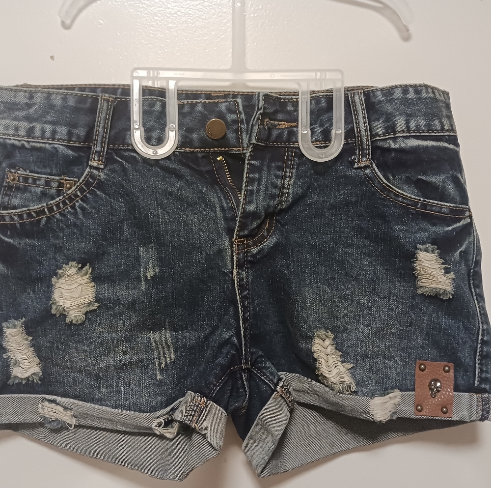 Women's Ripped Jean Shorts